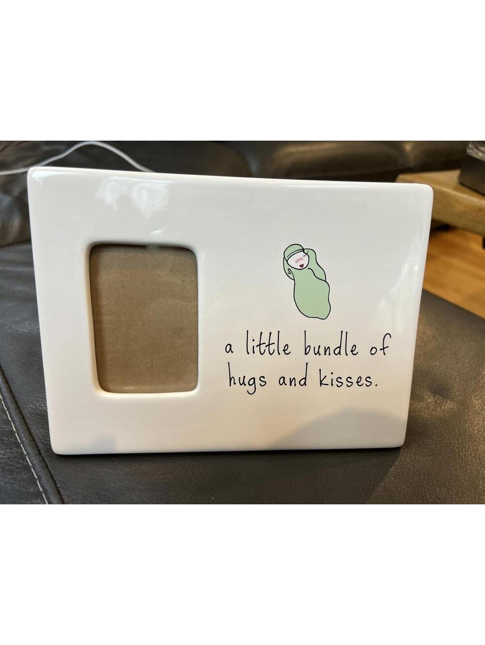 Baby Photo Frame - A Little Bundle of Hugs and Kisses